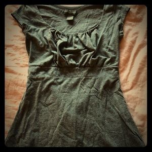 Dark gray banana republic blouse. Free Gift!